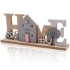 Wooden Display Stand Decorative Sign Lettering Ornament Sill Bedroom Home Decor