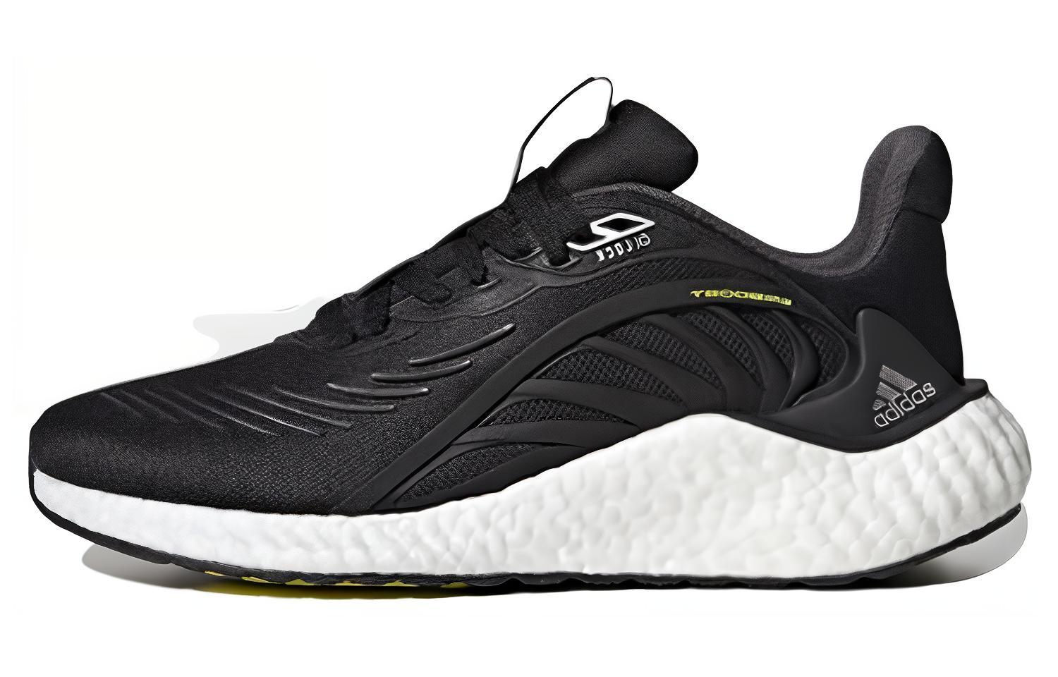 Adidas Alphaboost Running Shoes  Black White Gum  IF3407 36