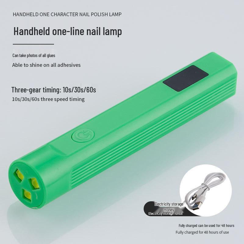 

Compact UVLED Nail Lamp: Portable, Handheld, Fast-Drying Spotlight for Nails