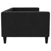 Vidaxl Sofa Z Funkcją Spania, Czarna, 90X190 Cm, Obita Tkaniną