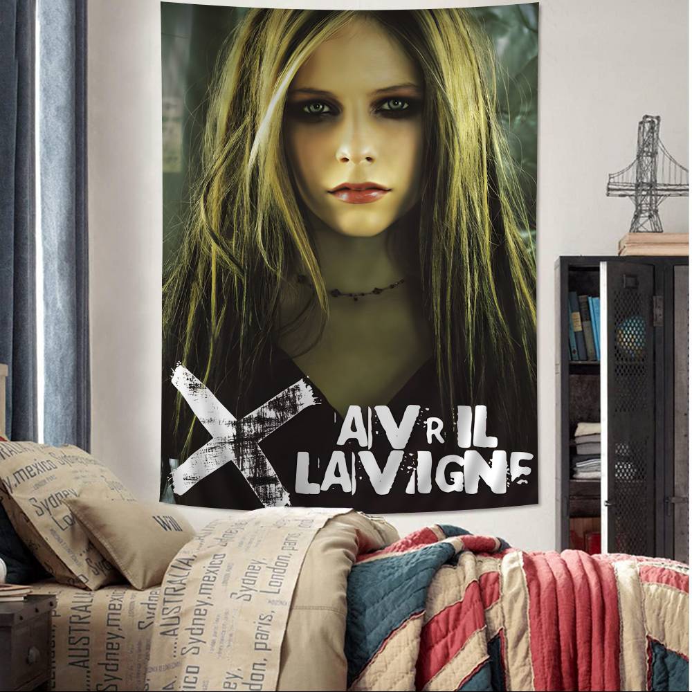 Avril Lavigne Arazzo Colorato da Appendere alla Parete Arazzi da Parete Bohemien Decorazione Artistica da Parete Mandala