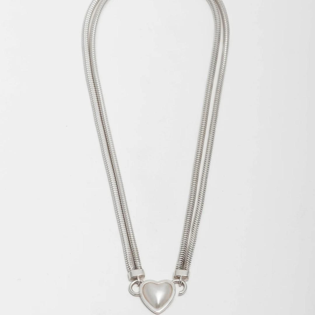 

Silver Multi-Layer Stacked Snake Bone Necklace Women S Light Luxury Niche Fashion Versatile Collarbone Chain Plain Chain With Jewelry Neck Chain New