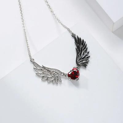 Vintage Punk Náhrdelník Personalizovaný přívěsek Zirkonový Náhrdelník Malá forma Design Límec Řetízek Gotický Tmavý Choker Promoce Oslava Čestný věnec