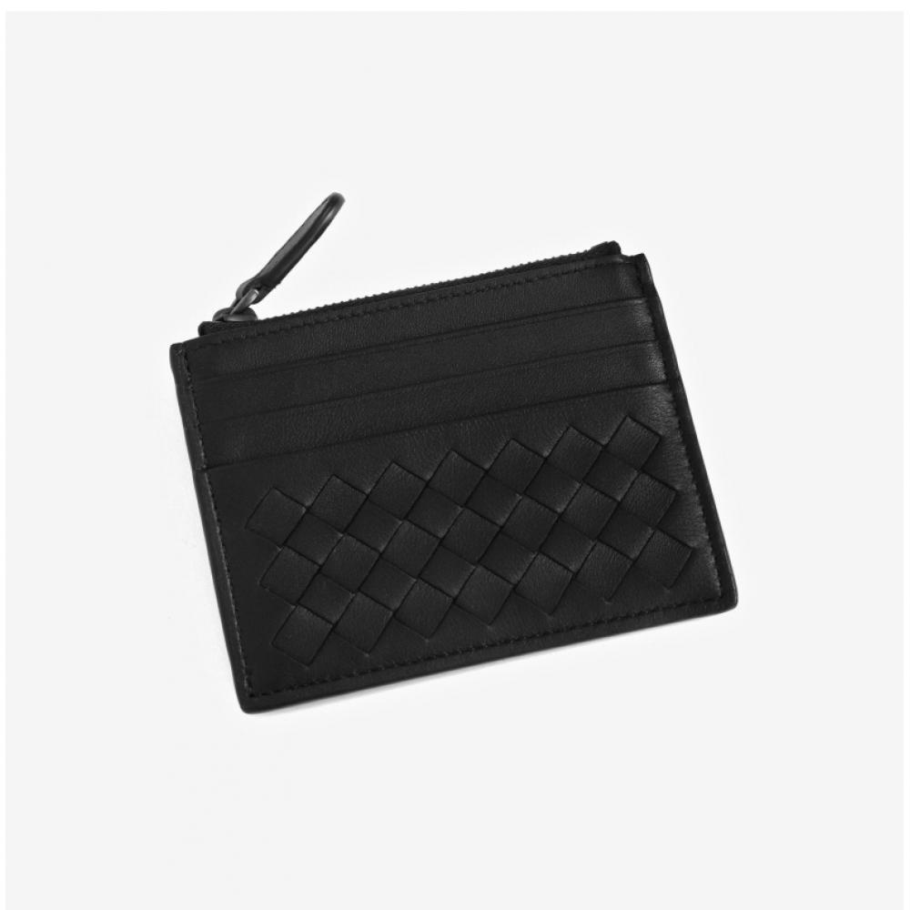 Bottega Veneta Portcard cu fermoar împletit 367004 V3un1 1275