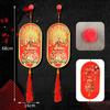 2Pcs Latest 3D Money Tree Equipped with Golden Gourd And Money Tree Pendant - Festive Latest Year And Spring Festival Ornament