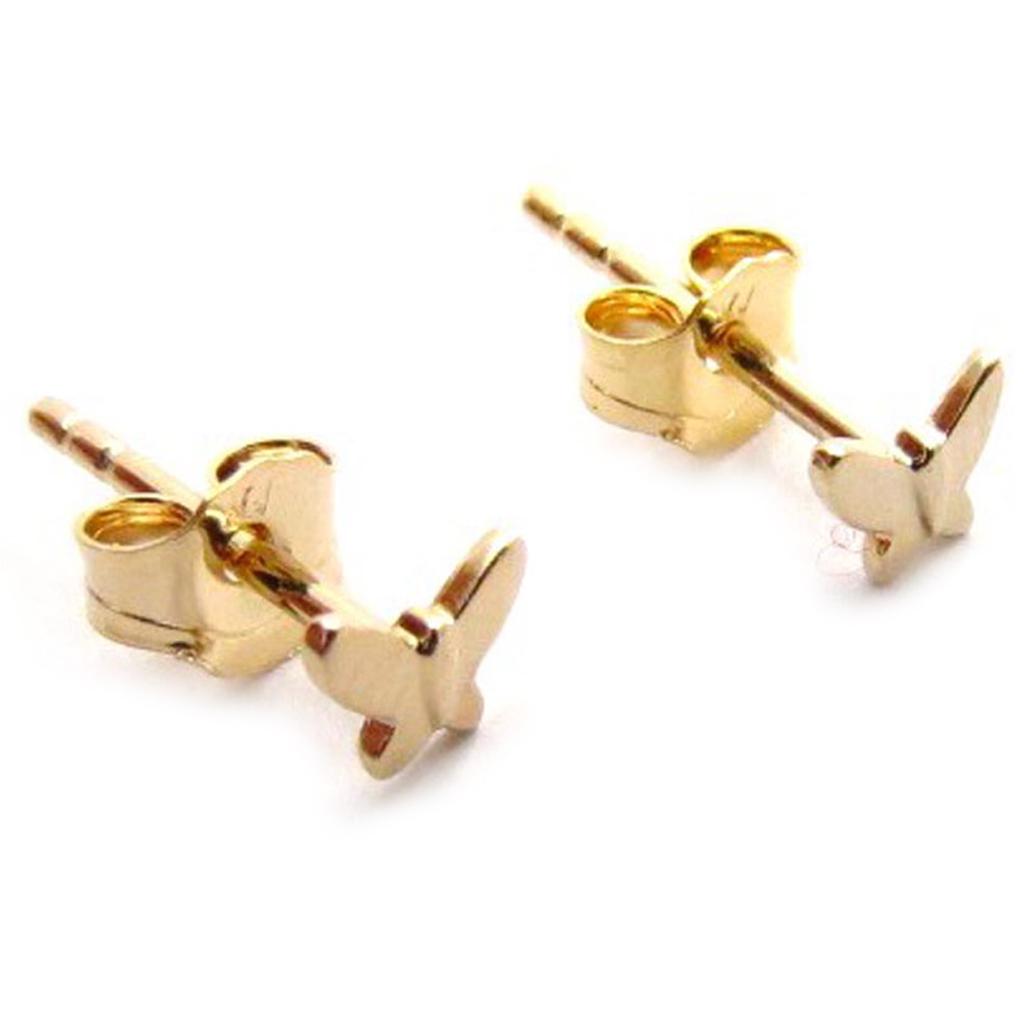 

Les Trésors De Lily [J6031] - Позолоченные серьги «Бабочки»