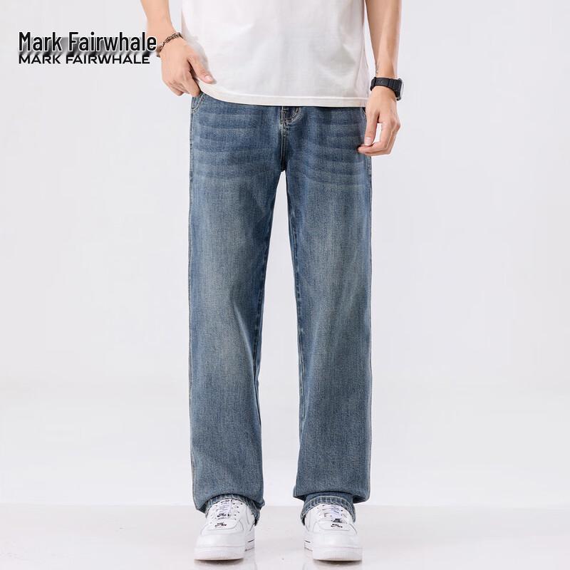 Mark Fairwhale Men's Loose Fit Straight-Leg Jeans