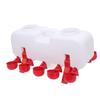 Automatic Chicken Waterer Reduce Waste Leakproof Long Lasting Poultry Waterer Dispenser for Chicken