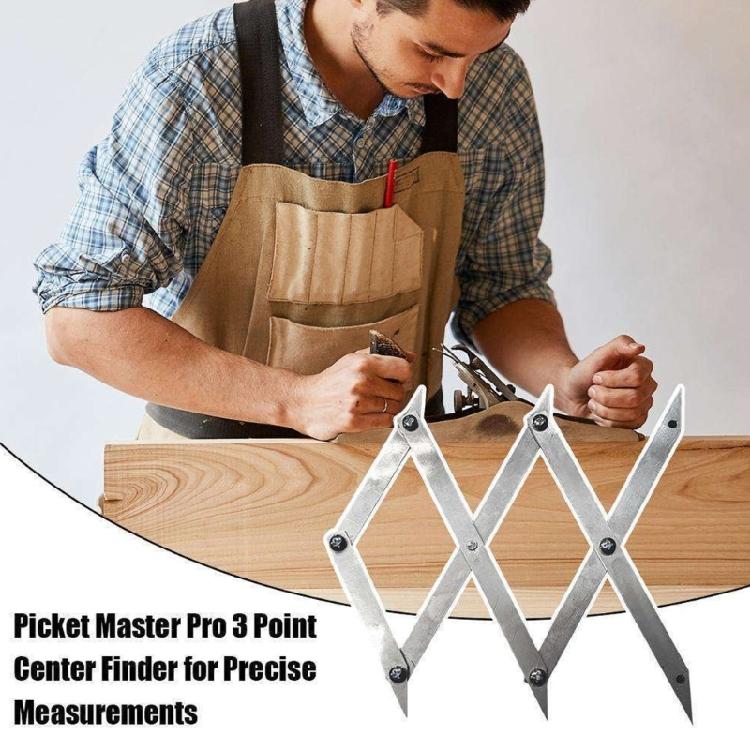 Small  Center Finding Tool Handheld Distance Meter Equal Dividing Tool Easy to Carry for Novice & Expert Users Alike