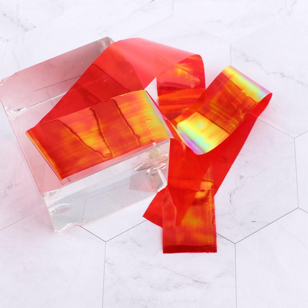 Manicure Tools Nail Foil Film Laser Cellophane Nails Art Decoration Aurora Broken Glass Foils