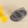 New Elastic Baby Sandals: Furry, Soft-Soled, Perfect for Spring/Summer Walking