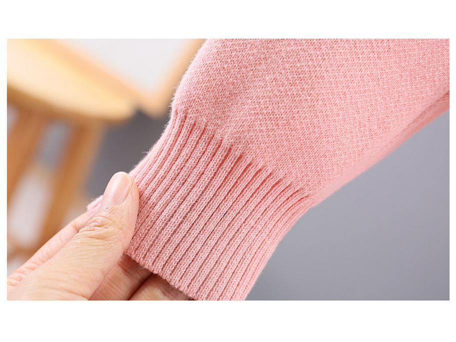 Baumwollpullover für Mädchen, Zwei-in-Eins, mit Fleecefutter für Frühling und Herbst - Perfekt für Grundschülerinnen und ältere Kinder