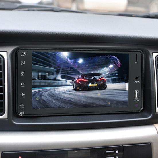 

7-дюймовый MP5-плеер с высокой четкостью, зеркало для автомобиля, Bluetooth-совместимое, громкой связи, реверсивное изображение