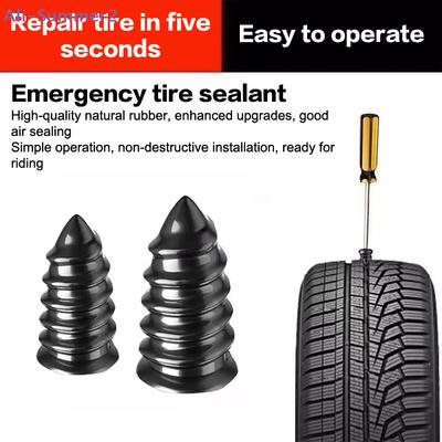 {Summer2} Tire Repair Nail Self-Tapping Screw Plastic Nail Soft Rubber Screw Suitable For Car Motorcycle Tire Puncture Repair