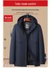 Men's New Style Winter Goose Down Jacket with Detachable Liner – Thick, Warm, and Business Casual.