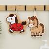 Lucky Horse Hand Towel Soft Thick Strong Water Absorption Absorbent Towels Thickened Hanging Style Quick Drying Handkerchief