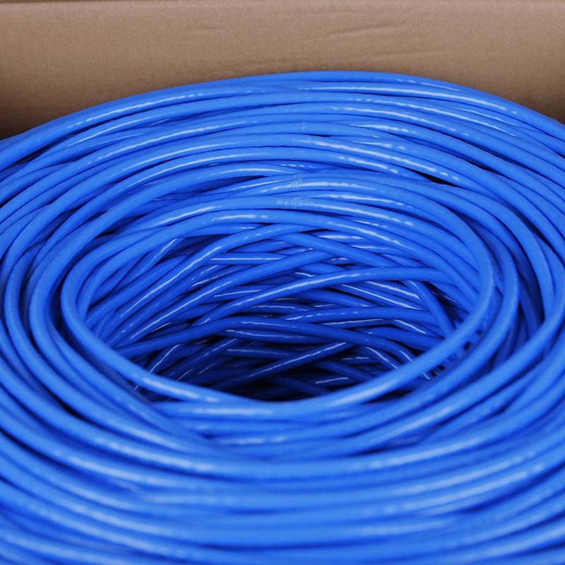Cat6A Oxygen-Free Copper Network Cable, Gigabit, Non-Twisted Pair, FLUK Certified for Engineering and Monitoring