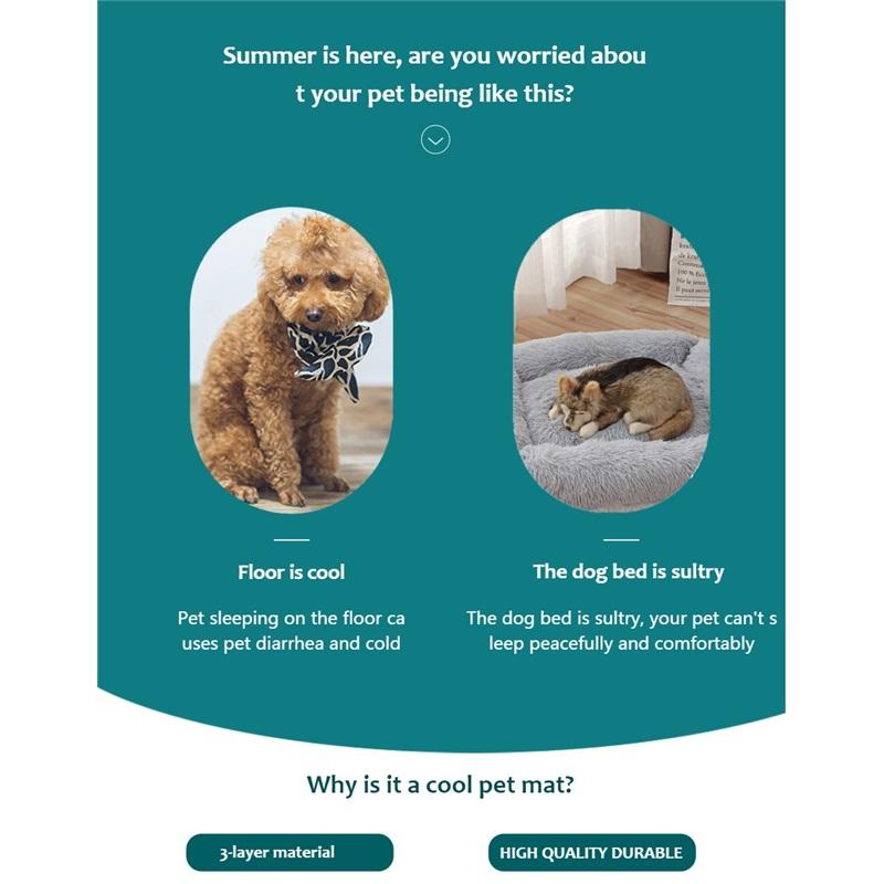 Dog CAT Cooling Mat Summer Pet Cold Bed Extra Large For Small Big Dogs Pet Accessories Cat Durable Blanket Sofa Cat Ice Pad Blanket