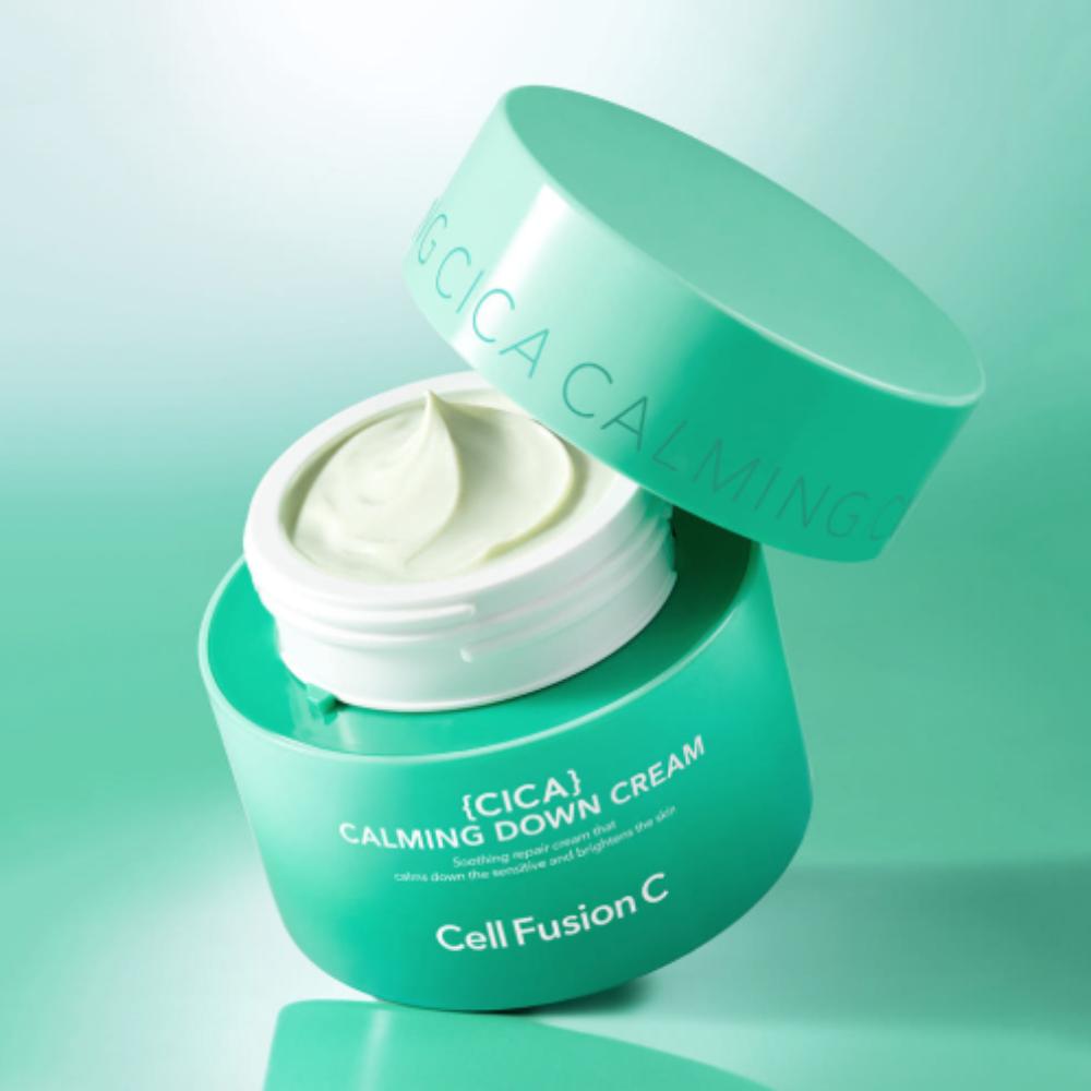 Cell Fusion C Cica Calming Down Cream — Низкораздражающий Охлаждающий и Успокаивающий Увлажняющий Крем (50мл)