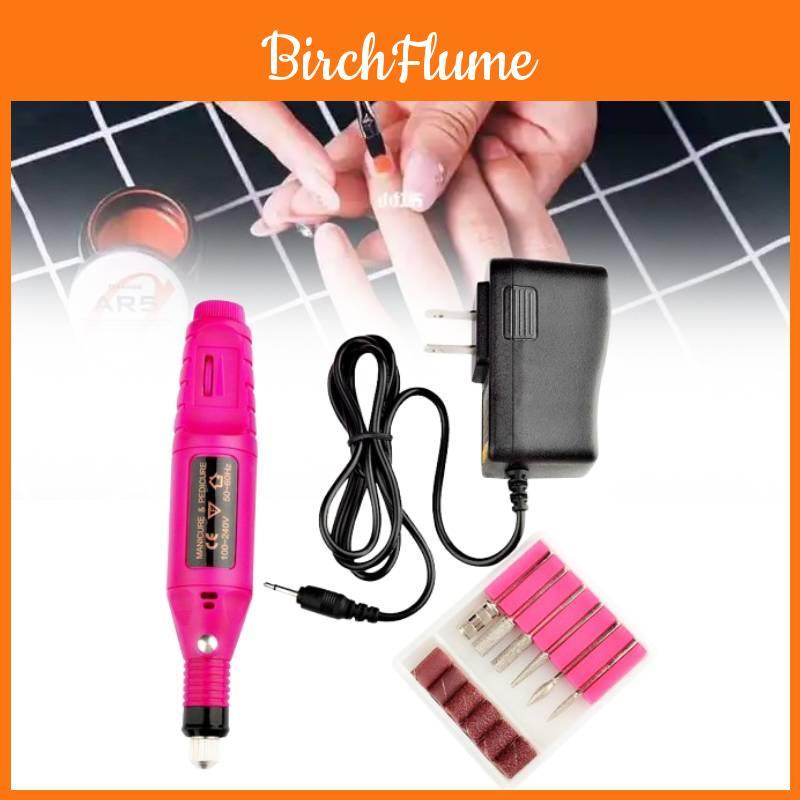 Portable Nail Drill Set With Electric Grinding Pen For Home Manicure And Nail Removal