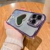 Love Heart Diamond Mirror Clear Silicone Phone Case For Iphone 14 13 12 11 Pro Max Gradient Glitter Transparent Protector Cover