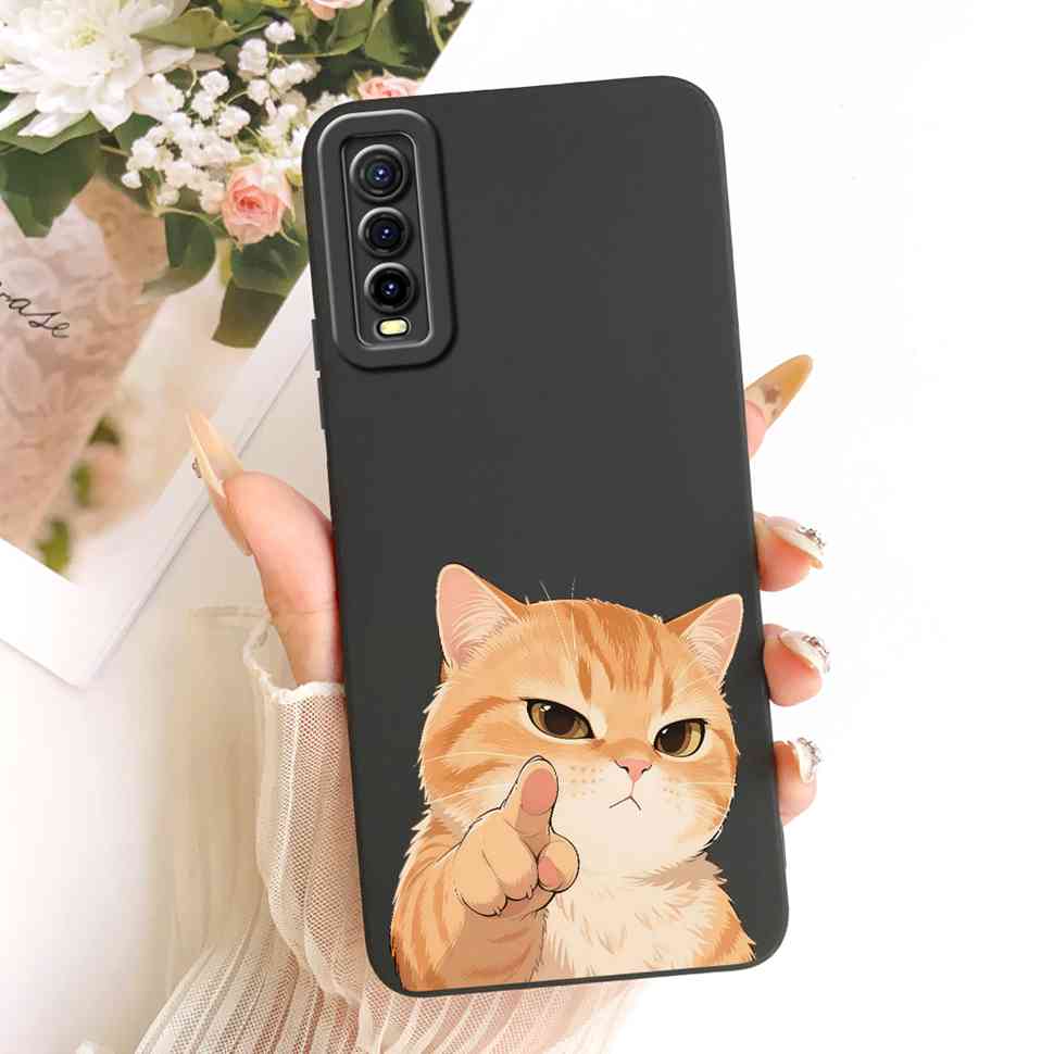 For vivo Y70s 5G Case Luxurious Flower Cartoon Silicone Back Cover For Vivo Y 70s Y51s Y51S V2002A Shockproof Phone Cases Fundas