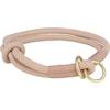 Collier Semi-étrangleur - Trixie - Soft Rope - Rose - Moyen - Réducteur De Traction Réglable