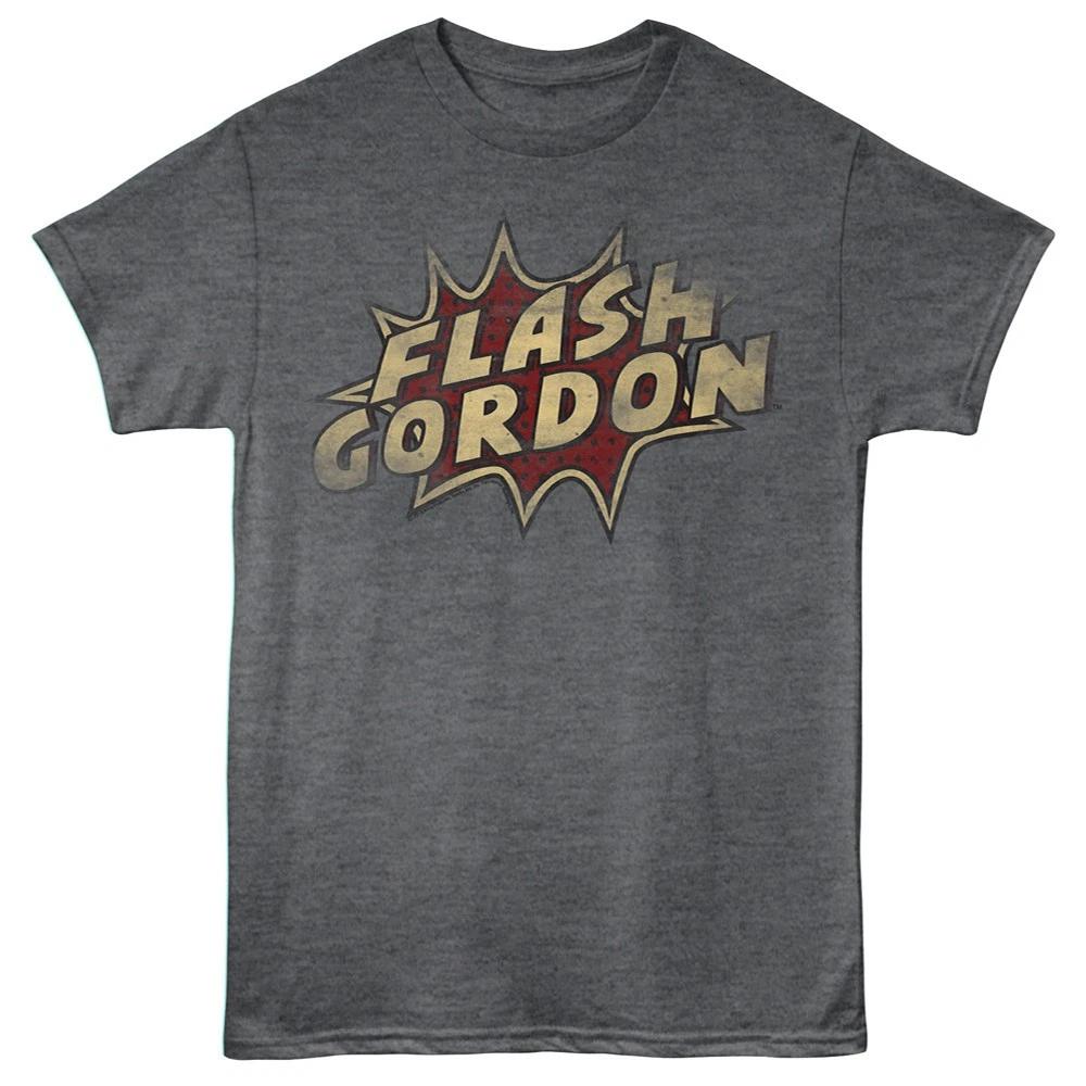 Flash Gordon Classic 80 s Movie Logo Flash Burst Men s T Shirt 2XL