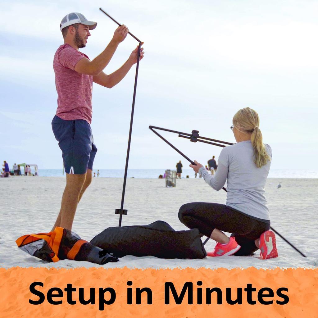 Badminton Net Set with Rackets, Storage Bag & Tennis Marker Ball for Indoor/Outdoor Sports