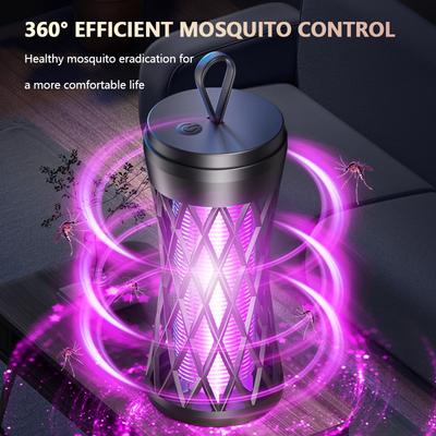 Electric Shock Mosquito Killer Lamp Silent Mosquito Catching Lamp For Bedroom And Living Room Portable Insect Repellent Killer Light