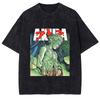Harajuku Manga Akira Graphic T-shirt For Men Women Clothing Gothic Washed Oversized T Shirt Cotton Tops