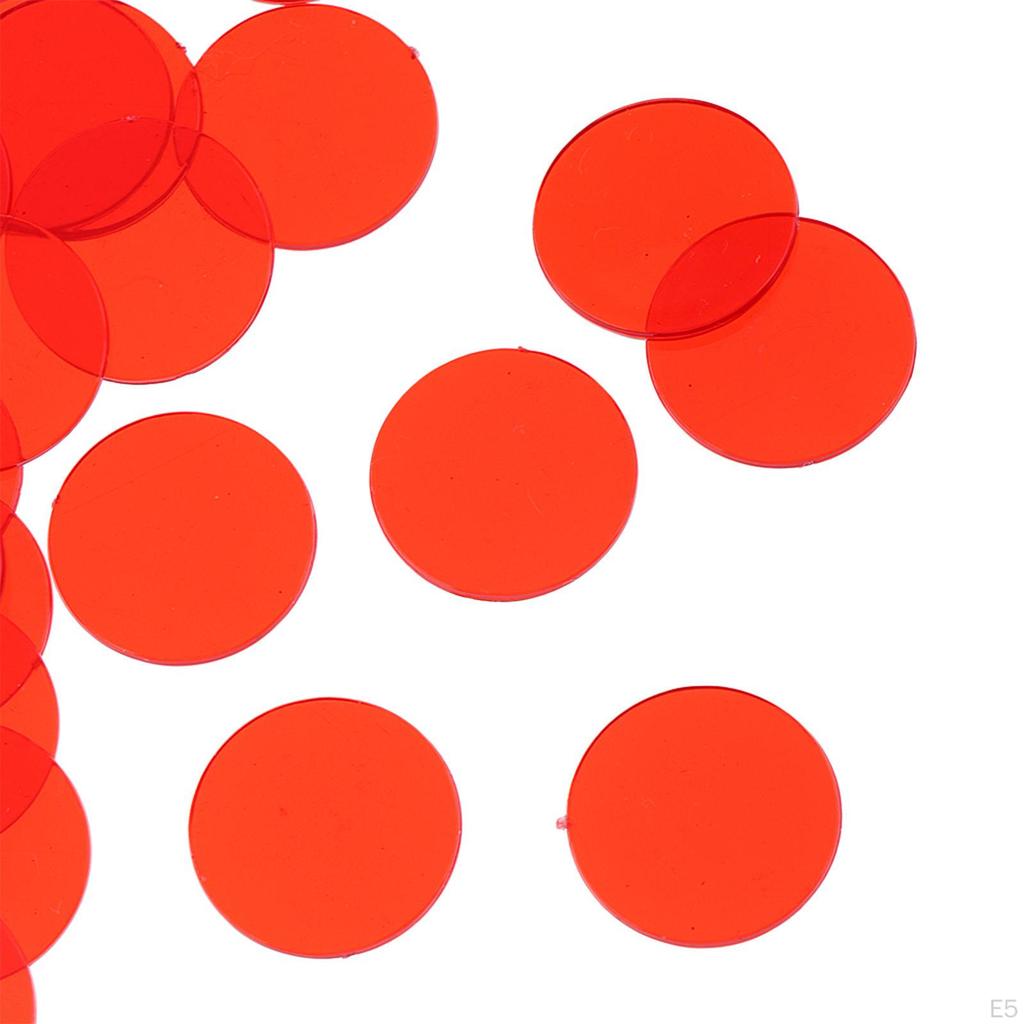 10 , Card Game Chips Bulk for Play, Learning Math Counting