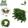 20pcs Artificial Plants Pine Branch Christmas Garland Diy Xmas Decorations Party