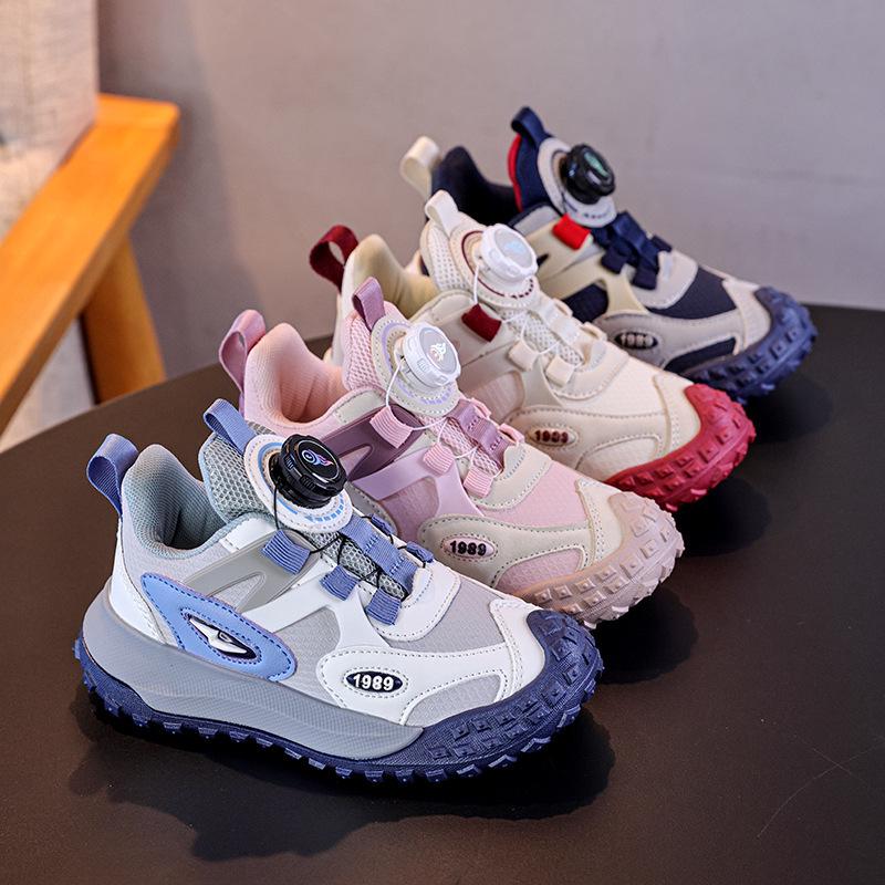 Nuevas Zapatillas Deportivas de Cuero Impermeables 2025 para Niños - Suela Blanda, Tallas Mediana y Grande, Primavera/Otoño