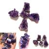 Natural Quartz Amethyst Geode Druzy Crystal Cluster Healing Decor Specimen