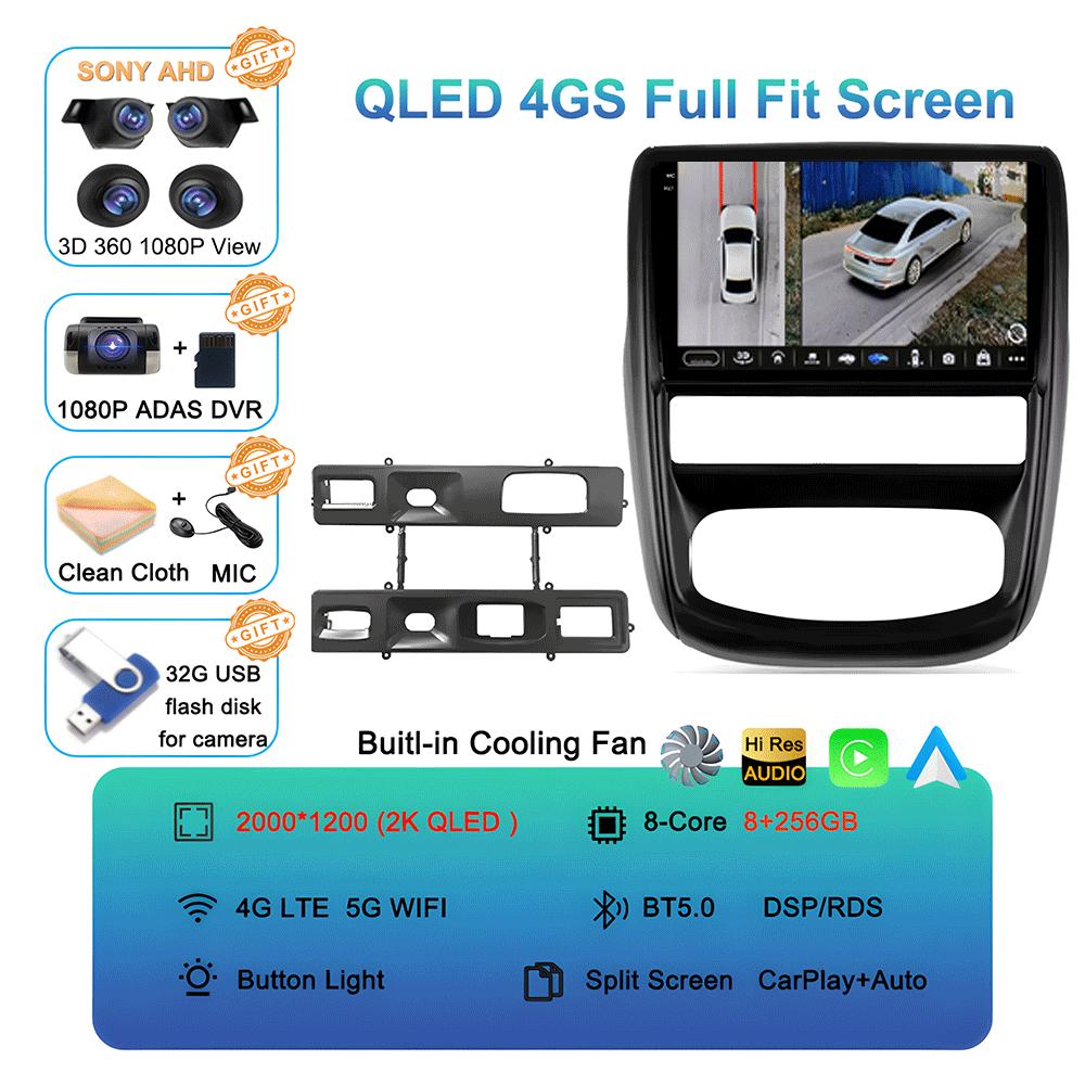 Android 14 Car Radio For Renault Duster 1 2010 - 2015 For Nissan terrano lll 3 2014 - 2022 Multimedia Video Player Navigation s