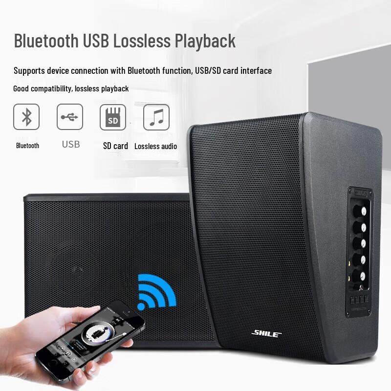 SHILE Kaixuan II Bluetooth Conference Speaker with Wireless Microphone