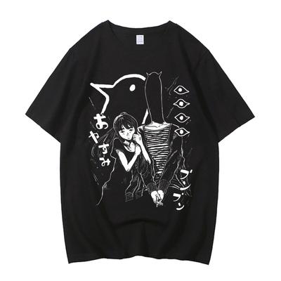 Oyasumi Goodnight Punpun T Shirt Men Aiko Tanaka Anime Shirt High Quality Cotton Manga Shirt Women Shirts Graphic T Shirts