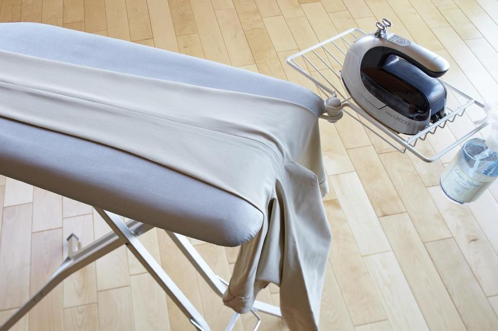 Yamazaki Ironing Board Stand Solution Aluminum 85 x 37 x Button Press Lightweight and Durable 7611, Type, Press, Legs, Approx. 24-78 cm, Function,