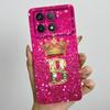 For Xiaomi Poco X6 Pro 5G Fashion Crown Initial Letter Couple Phone Case PocoX6 Pro 5G Soft Silicone TPU Lens Protective Casing