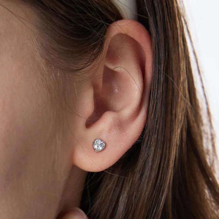 Petit Heart Cubic Earrings