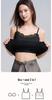 French Lace Camisole Tank Top with Chest Pads, No Bra Needed, Slimming Base Layer.
