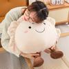 Dumpling Plush Pillow Soft Stuffed Food Toy for Sofa Bed Car Cute Cushion Cozy Backrest for Living Room Bedroom