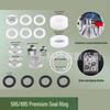 Lanmo Airless Sprayer Pump Seal & Gasket Kit CN Plug (adapter Included)