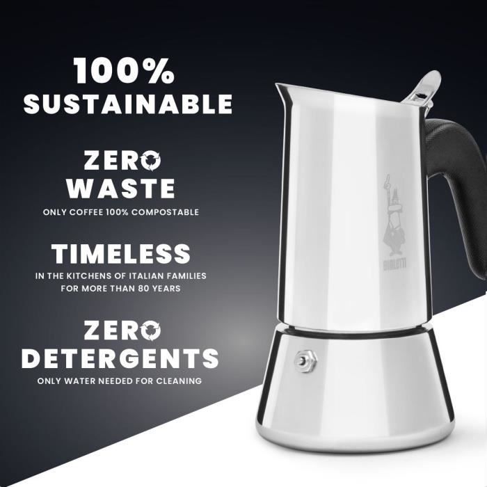 Cafetière Italienne - BIALETTI - 0007255/CNNP - Acier