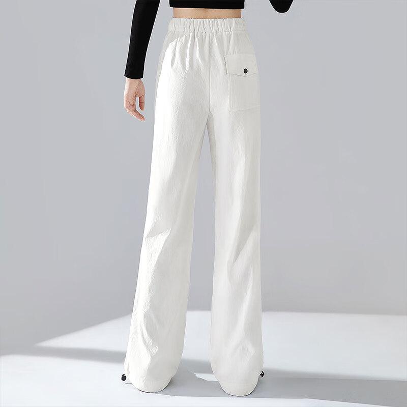 Women's Loose Fit High-Waist Cargo Casual Pants