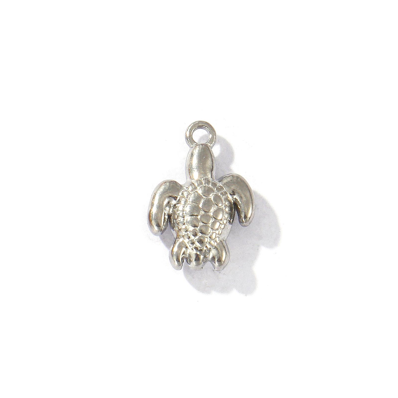 

5 PCs 304 Stainless Steel Ocean Jewelry Charms Multicolor 3D Fish Goldfish Turtle Pendants For DIY Necklace Jewelry Making