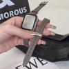 Leather Strap For Apple iWatch Series 10 9 8 7 6 5 4 3 SE Ultra 2 Band 38/40/41/42/44/45/46/49mm Double-loop Bracelet
