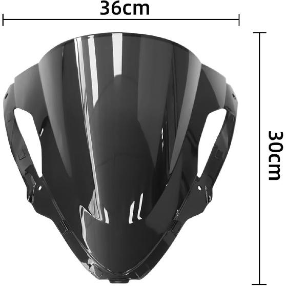 Motorcycle Windshield for N&INJA for ZX-6R 2024 2025 2026 Motorcycle Windscreen Windshield Deflectors Double Shield Protector Windscreen