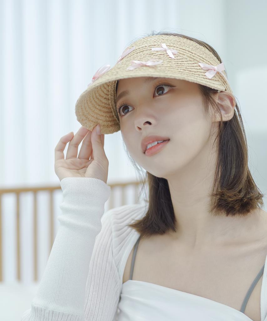 Sodamon Mimin Haute Ribbon Sun Cap 2 Colors